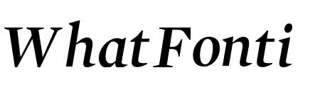 Mercury Display Semibold Italic