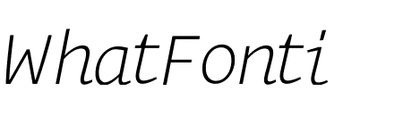 Operator Extra Light Italic