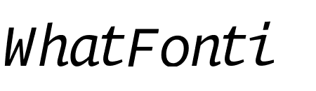 Operator Mono Book Italic