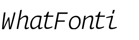 Operator Mono Light Italic