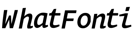 Operator Mono ScreenSmart Medium Italic