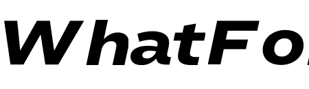 Ringside Extra Wide ScreenSmart Black Italic