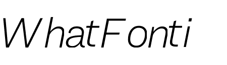 Ringside Regular Thin Italic