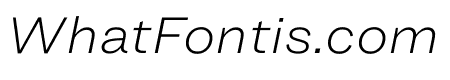 Ringside Wide Thin Italic