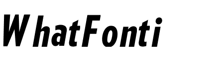 Verlag Compressed Black Italic
