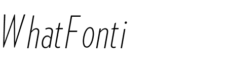 Verlag Compressed Extra Light Italic