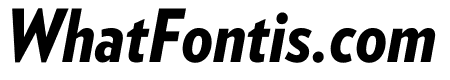 Verlag Condensed Black Italic