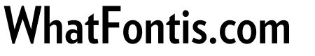 Verlag Condensed Bold