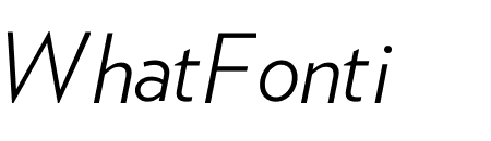 Verlag Light Italic