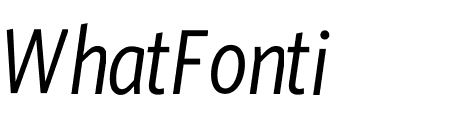 Whitney Condensed ScreenSmart Book Italic