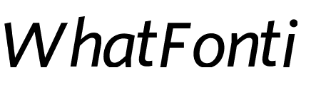 Whitney ScreenSmart Medium Italic