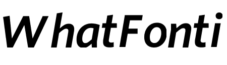Whitney ScreenSmart Semibold Italic