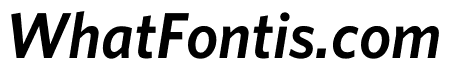 Whitney Semibold Italic
