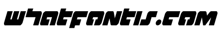 Boomstick Condensed Italic