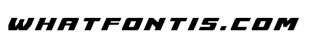 Cruiser Fortress Title Italic