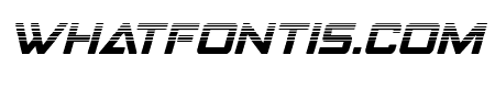 Strike Fighter Halftone Italic