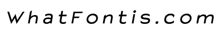 Charger Monospace Extended Italic