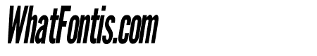 Warsaw Gothic Condensed OBlique