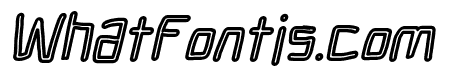 Electronic Outline Italic