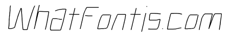 Electronic ExtraThin Italic