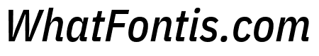 IBM Plex Sans Condensed Medium Italic