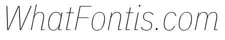 IBM Plex Sans Condensed Thin Italic