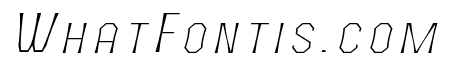 The October Two Light Italic
