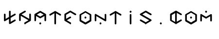 HEXAGON cup font Bold
