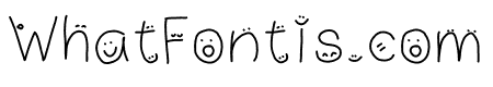 drawn faces on my letters