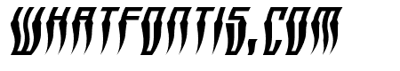 Swordtooth Warped Italic