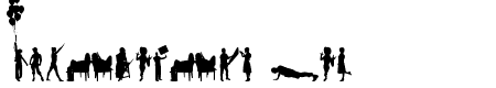 Human Silhouettes Free Three