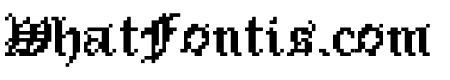 Pixeled English Font