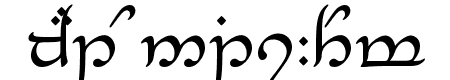 Tengwar_Eldanaro Medium