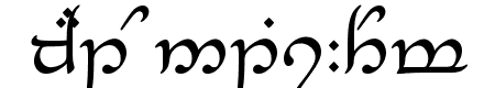 Tengwar_Eldanaro Normal
