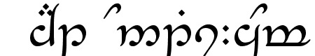 Tengwar-Elesil-Medium