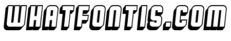 Broadway Flat 3D Italic