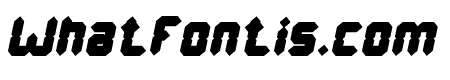 Digital Gothic Bold Italic