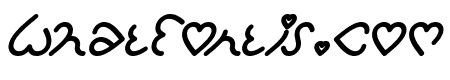 I Love You Bold Italic