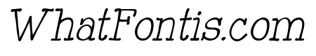 Mitchell Park East Italic