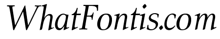 ModerataSerif Italic