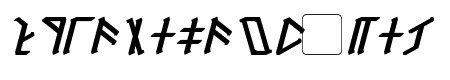 Dethek Italic