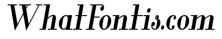 Glamor Bold Condensed Italic
