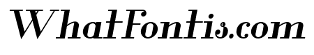 Glamor Bold Italic