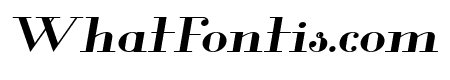 Glamor Bold Extended Italic