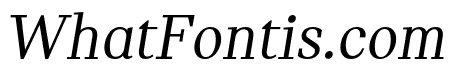 Catalog Italic