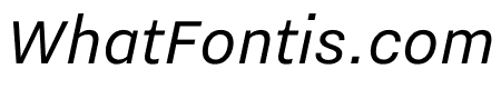 Nitti Grotesk Normal Italic