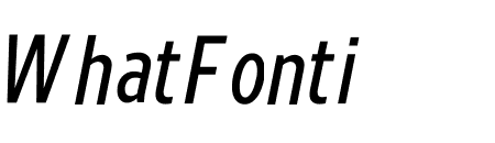 Retina Standard Condensed Book Italic
