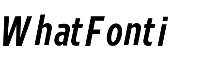 Retina Standard Condensed Medium Italic