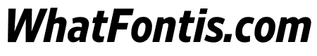 Retina Standard Narrow Bold Italic