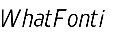 Retina Standard Narrow Light Italic
